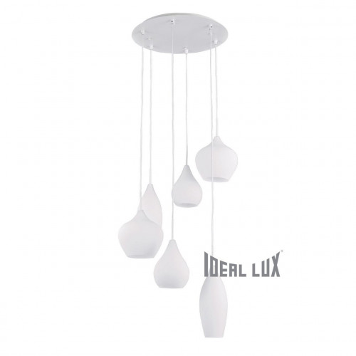 подвесная люстра ideal lux soft sp6 bianco в Мурманске