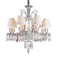 люстра baccarat 8 от delight collection белая/прозрачная/ хром в Мурманске
