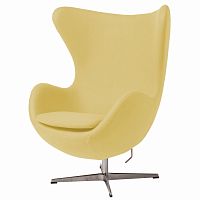 кресло egg chair желтое в Мурманске