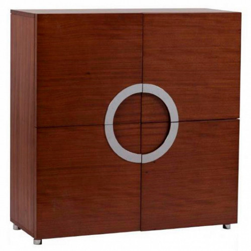 комод lotus walnut коричневый в Мурманске