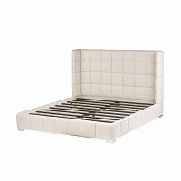кровать двуспальная с бортиками 180x200 бежевая oakley bed в Мурманске