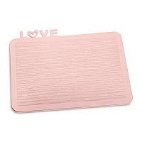 разделочная доска happy board love, розовая в Мурманске