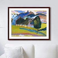картина: landscape with rolling hills, 1910г. в Мурманске