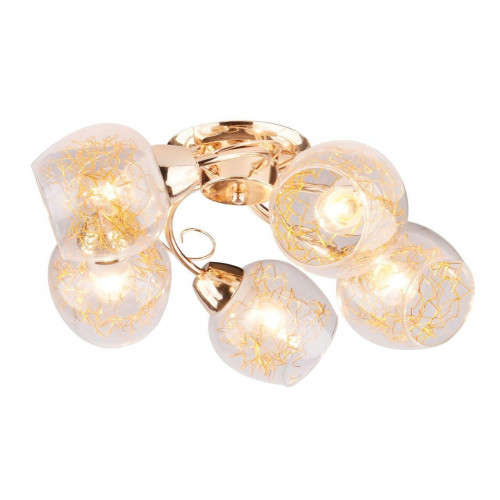 потолочная люстра arte lamp serpentina a5006pl-5go в Мурманске
