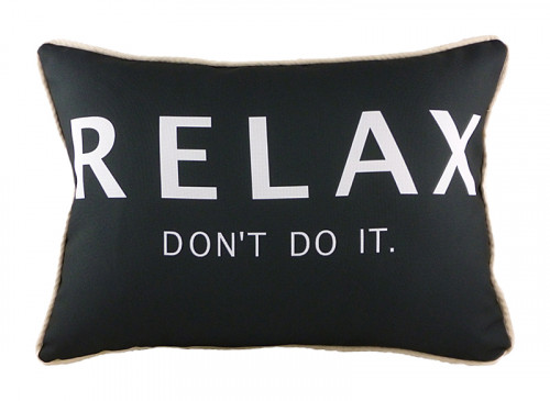 подушка с надписью relax в Мурманске