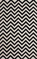 ковер zig zag чёрный 140х200 в Мурманске