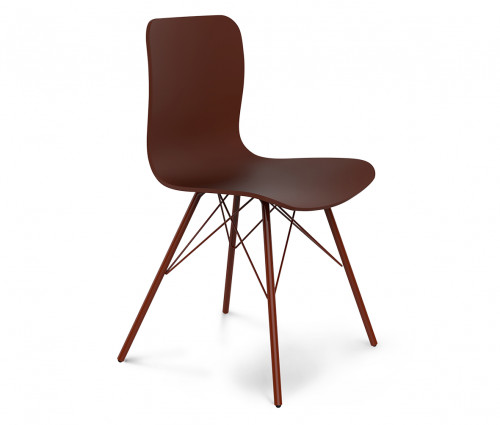 стул dsr коричневый s40 (eames style) в Мурманске
