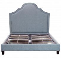 кровать двуспальная 160х200 бирюзовая из велюра guss в Мурманске