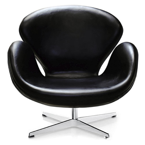 кресло swan chair черное в Мурманске
