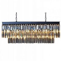 люстра odeon l80 black&glass черная, прозрачное в Мурманске