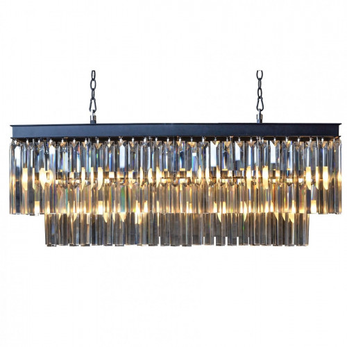 люстра odeon l80 black&glass черная, прозрачное в Мурманске