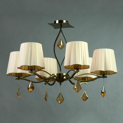 подвесная люстра brizzi bx03203/6 bronze cream в Мурманске