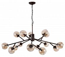 подвесная люстра crystal lux bueno sp-pl15 янтарная в Мурманске