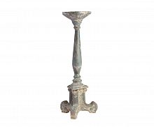 подсвечник фигурный голубой состаренный на 1 свечу antique blue finish, 61 см в Мурманске