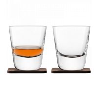 набор из 2 стаканов arran whisky с деревянными подставками 250 мл в Мурманске