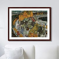 картина: crescent of houses ii (island_town), 1915г. в Мурманске