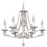 подвесная люстра idlamp eloisa 259/6-whiteplatina в Мурманске