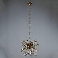 подвесная люстра ambiente alicante 8888/3 cl pb tear drop в Мурманске
