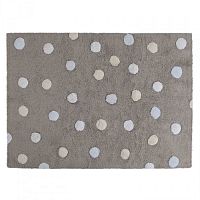 ковер tricolor polka dots серый голубой в Мурманске