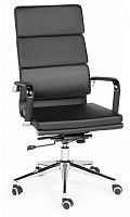 кресло для руководителя norden chairs зуум, обивка: искусственная кожа, цвет: экокожа черная в Мурманске
