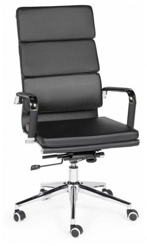 кресло для руководителя norden chairs зуум, обивка: искусственная кожа, цвет: экокожа черная в Мурманске