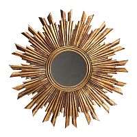 зеркало-солнце золотое диаметр 60 см sunburst vintage в Мурманске