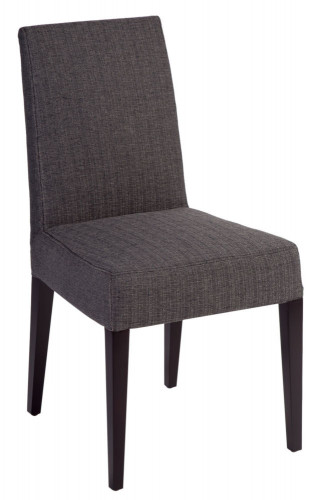 стул aylso dining chair кожа тёмно-серая в Мурманске