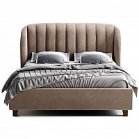 кровать двуспальная 180х200 бежево-розовая tulip в Мурманске