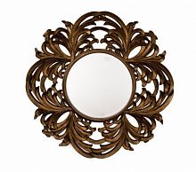 зеркало круглое большое в резной раме round leaf в Мурманске