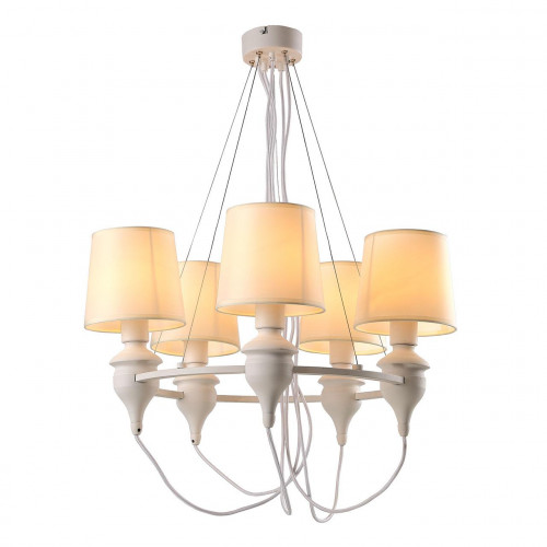 подвесная люстра arte lamp sergio a3326lm-5wh в Мурманске