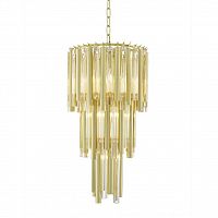 люстра gigi 7 gold от delight collection прозрачная/золото в Мурманске