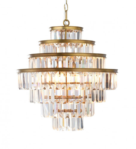 люстра alaine 50 латунь, прозрачное стекло в Мурманске