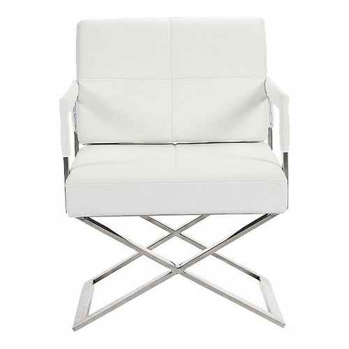 кресло aster x chair кожа белое в Мурманске