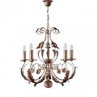 люстра 4962/5_v0580 от mm lampadari коричневая в Мурманске