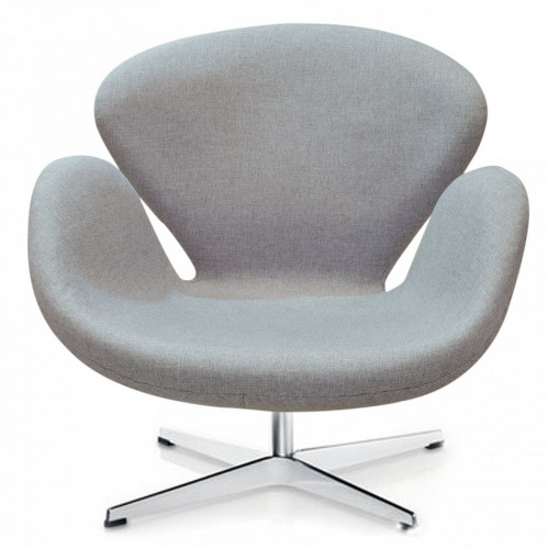 кресло swan chair темно-серое в Мурманске
