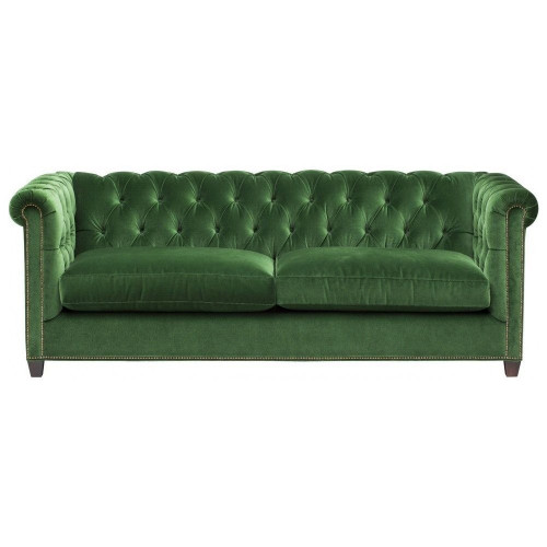 диван chesterfield 2.0 прямой зеленый в Мурманске