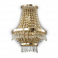 настенный светильник ideal lux caesar ap3 oro в Мурманске