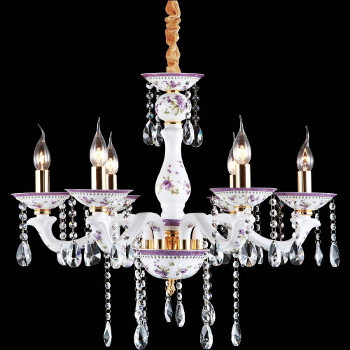 подвесная люстра arte lamp contessa a6613lm-6go в Мурманске