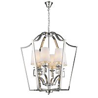 люстра presidential 6 от delight collection белая/никель в Мурманске