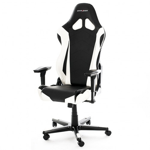 кресло геймерское dxracer racing черно-белое в Мурманске