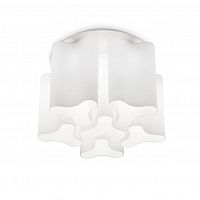 потолочная люстра ideal lux compo pl6 bianco в Мурманске