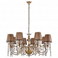 подвесная люстра crystal lux alegria sp8 gold-brown в Мурманске