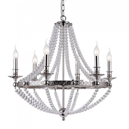 подвесная люстра crystal lux perugia sp6 хром в Мурманске