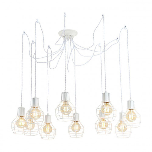 подвесная люстра arte lamp a9182sp-10wh в Мурманске