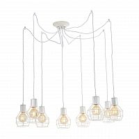 подвесная люстра arte lamp a9182sp-8wh в Мурманске