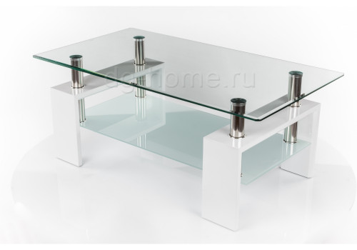стол стеклянный ct-52 белый лак в Мурманске