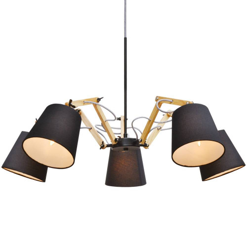 подвесная люстра arte lamp pinoccio a5700lm-5bk в Мурманске