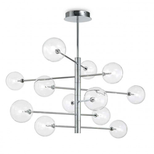 подвесная люстра ideal lux equinoxe sp12 cromo в Мурманске