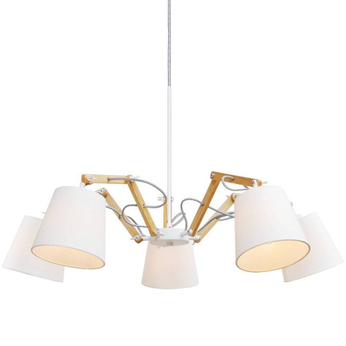 подвесная люстра arte lamp pinoccio a5700lm-5wh в Мурманске