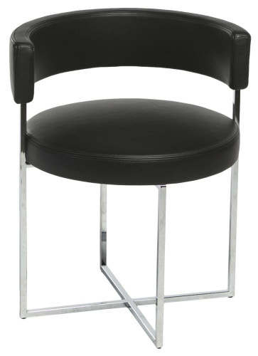 стул sirio black leather в Мурманске
